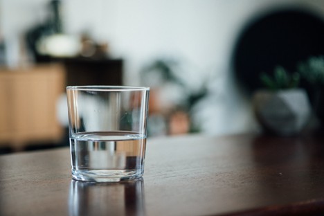 glass half full